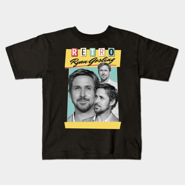 Ryan Gosling (Exclusive) Kids T-Shirt by Punyaomyule